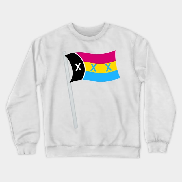 L'Manberg Pride - Pansexual Crewneck Sweatshirt by WhiteRabbitWeirdo